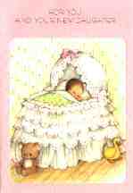 Pink Baby Card