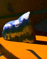 Painted Rock in trailer.