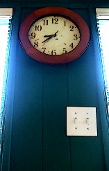 Clock marking at Maggie's Smile