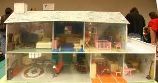 1950s toy doll house