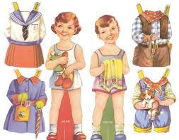 1950s toy paper dolls
