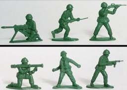 1950s toy soldiers