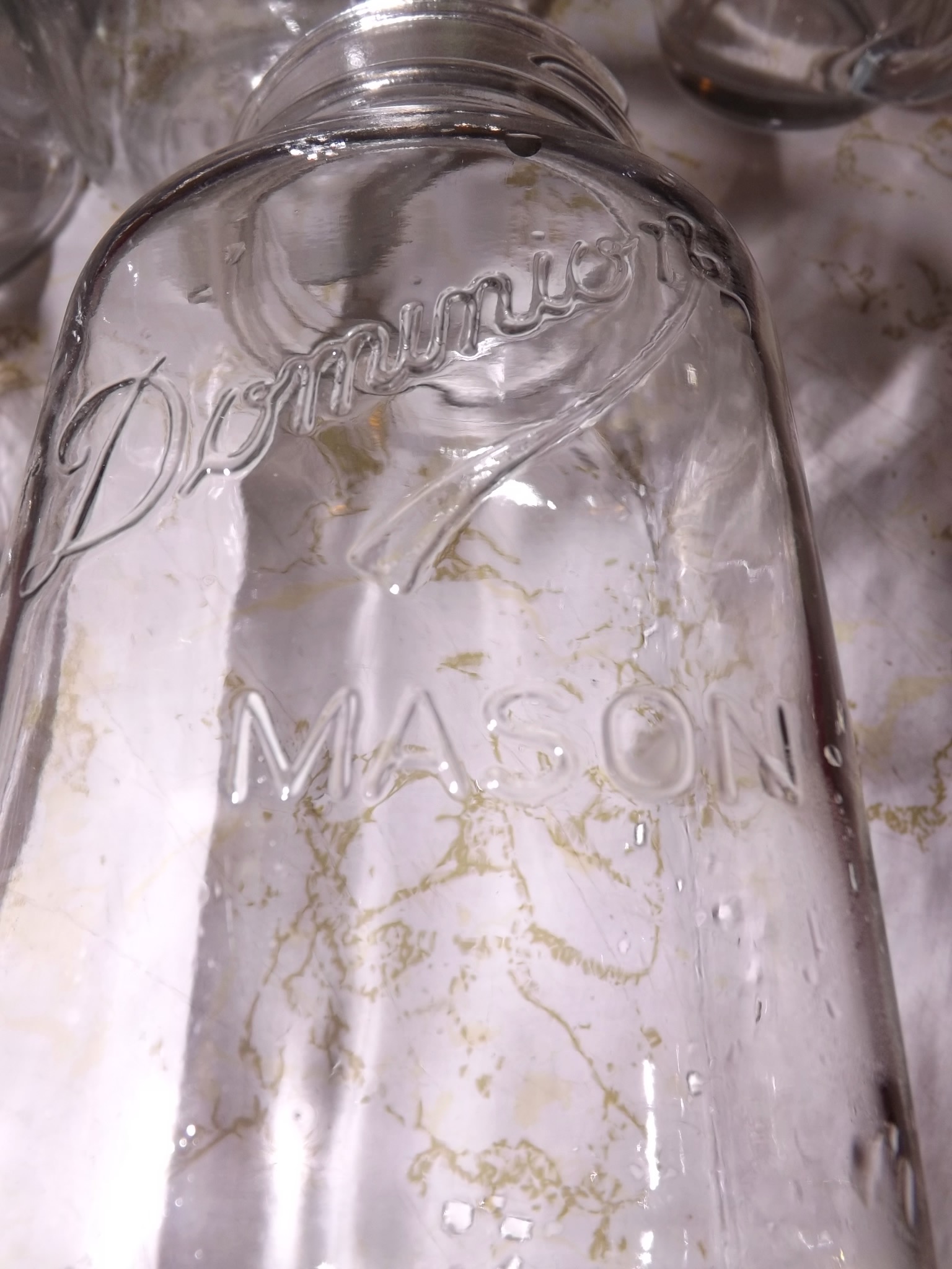 Dominion Mason jar.