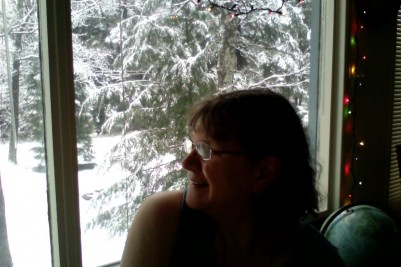 Enjoying the snowfall while I recover from the not-the-end-of-the-world  flu, December 21, 2012.
