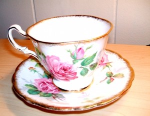 My Grandmother's Tea Cup and Saucer, Berkeley Rose