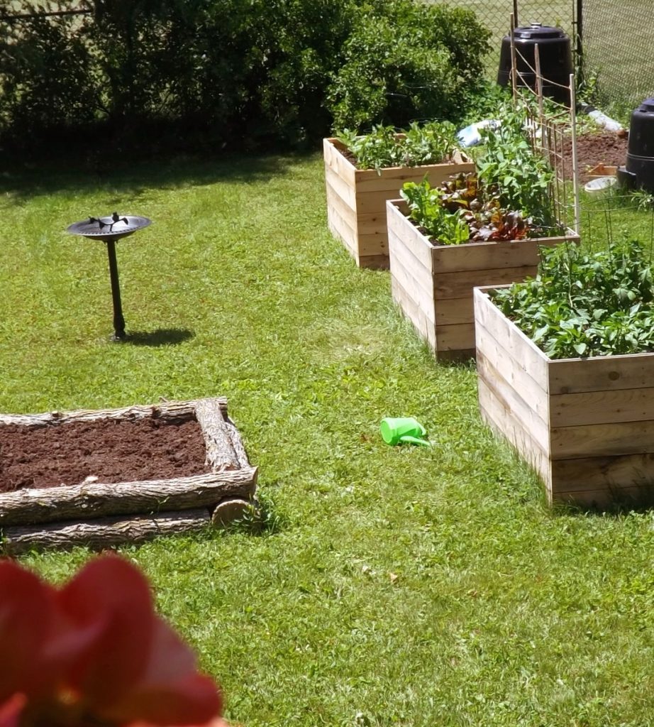 raised beds and composters