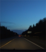 First Light on the Highway Nothbound