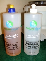Naturelle Liquid Soap, our Shampoo